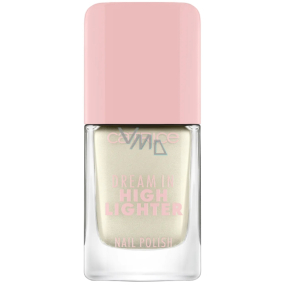 Catrice Dream In Highlighter nail polish with sophisticated shimmer in champagne 070 Go With The Glow 10.5 ml