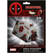 Epee Merch Marvel Deadpool Stickers Set 29 Pieces