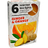 Tea Lights Ginger & Orange scented tea candles 6 pieces