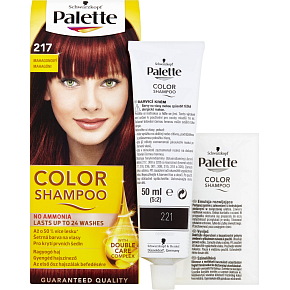 Schwarzkopf Palette Color Shampoo hair color 217 Mahogany, 50 ml