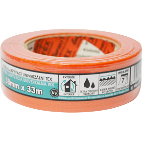 Mako woven masking tape, sticks for 7 days, 38 mm × 33 m