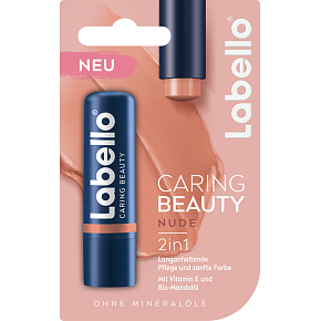 Labello Caring Beauty Nude tinted lip balm, 4.8 g