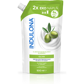 Indulona liquid soap Olive refill, 500 ml