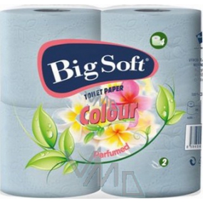 Big Soft Color Eau de Parfum toilet paper blue 2 ply 200 snatches 4 pieces