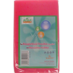 Abella Massage bath sponge 16 x 10 x 5 cm various colors 1 piece