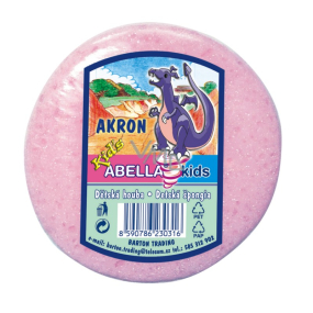 Abella Akron Kids bath sponge 10 x 9.5 x 4.5 cm assorted colors 1 piece