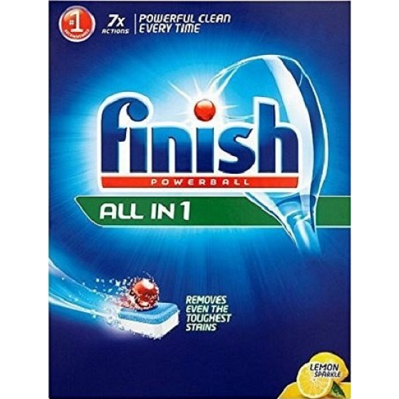 Calgonit Finish All-in-1 Lemon dishwasher tablets 56 pieces
