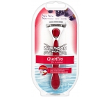 Wilkinson Quattro for Woman shaver and 1 replacement head