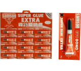 Samson Super Glue liquid instant adhesive red 12 x 3 g