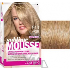 Loreal Sublime Mousse Hair Color 913 Light Sand Blonde