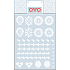 Ovo Easter decals White 12 motives 1 miniature sheet