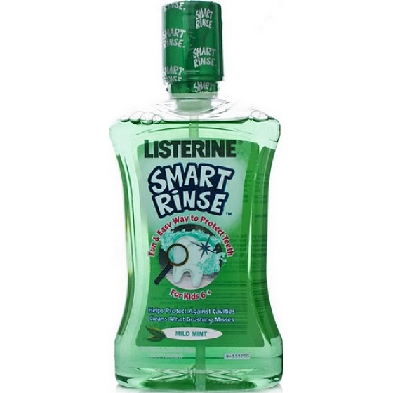 Listerine Smart Rinse Mild Mint mouthwash for children from 6 years 500 ml