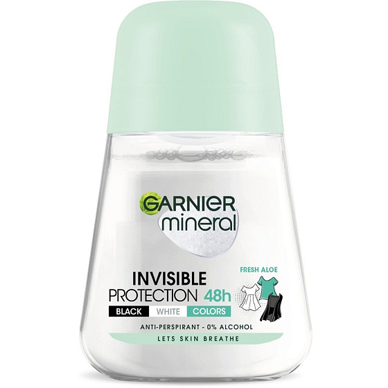 Garnier Mineral Invisible Fresh Aloe 48h antiperspirant deodorant roll-on for women 50 ml