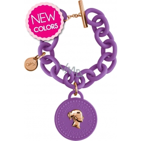Oops! Objects Trésor 1 Coin Bracelet bracelet OPSKBR1-14-1800 purple