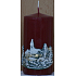 Lima Landscape relief candle wine cylinder 50 x 100 mm
