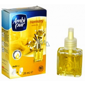 Ambi Pur Harmony Vanilla Lily Electric Air Freshener Refill 20 ml