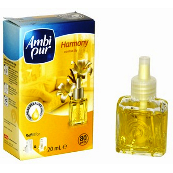 Ambi Pur Harmony Vanilla Lily Electric Air Freshener Refill 20 ml