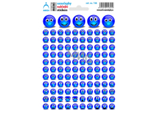 Arch School mini stickers blue smileys