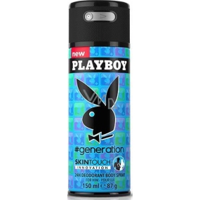Playboy Generation for Him SkinTouch deodorant spray for men 150 ml