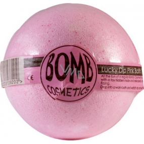 Bomb Cosmetics Pink - Lucky Dip Pink Sparkling ballistic bath with a surprise for children 160 g