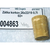 Cork Stopper 26 x 22 x 19 mm, 0.7 l