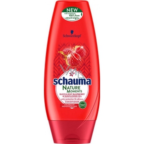 Schauma Nature Moments Juicy raspberry and sunflower oil for color protection and shine hair balm 200 ml