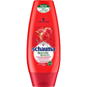 Schauma Nature Moments Juicy raspberry and sunflower oil for color protection and shine hair balm 200 ml