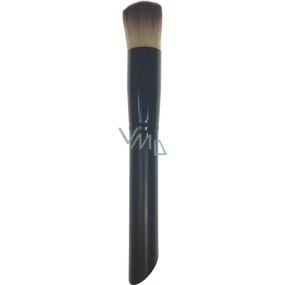 Cosmetic makeup brush round straight hair black handle 15 cm 30450
