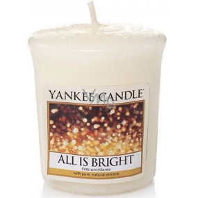 Yankee Candle All is Bright - Everything just glows scented candle votive 49 g