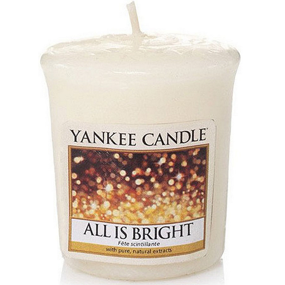 Yankee Candle All is Bright - Everything just glows scented candle votive 49 g