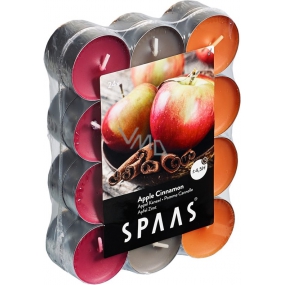 Spaas Apple Cinnamon - Apple and cinnamon scented tealights 24 pieces