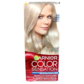 Garnier Color Sensation The Vivids intense permanent hair dye cream S9 Silver Blonde