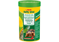 Sera Raffy Vital granulated basic food for land turtles and all other herbivorous reptiles 250 ml