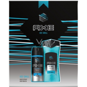 Ax Ice Chill shower gel for men 250 ml + deodorant spray 150 ml, cosmetic set