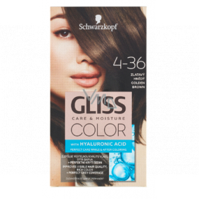 Schwarzkopf Gliss Color hair color 4-36 Golden brown 2 x 60 ml