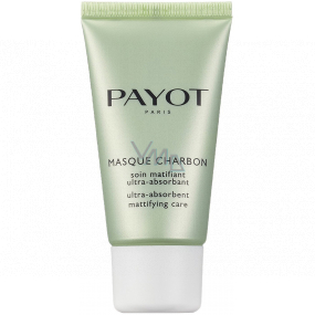 Payot Pate Grise Charbon Masque absorbent matt black mask for combination to oily skin 50 ml