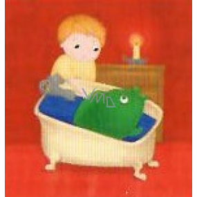 Nekupto Christmas Gift Tags Carp in the Bathtub 6.5 x 6.5 cm 6 pieces