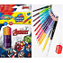 Colorino Triangular Pastel Pencils Marvel Avengers Double-Sided 24 Colors