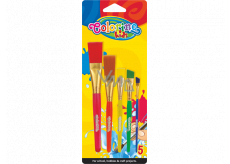 Colorino Jumbo brush with plastic nozzle 5 pieces