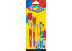 Colorino Jumbo brush with plastic nozzle 5 pieces