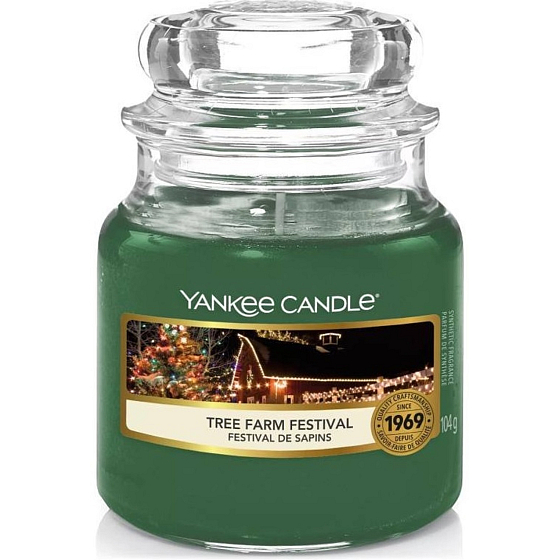 Yankee Candle Tree Farm Festival - Festival of trees scented candle Classic small glass 104 g