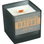 Heart & Home Nature Vanilla and light wood scented candle large glass, burning time up to 20 hours 90 g