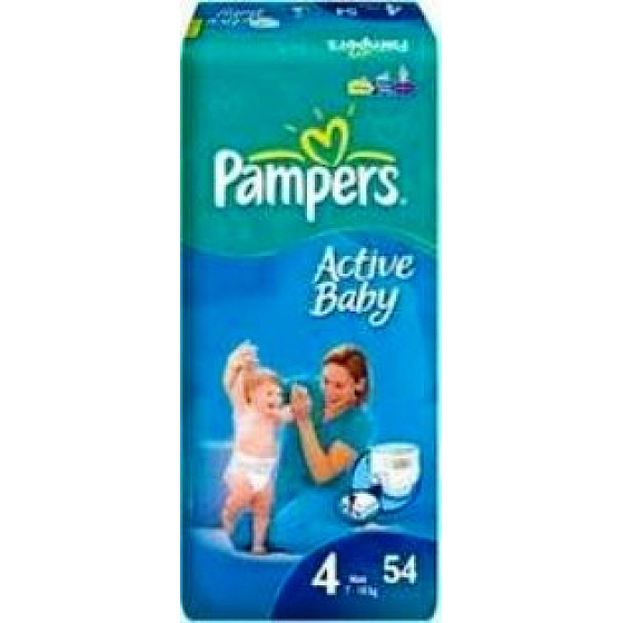 Pampers Active Baby 4 Maxi 7-18 kg diaper panties 54 pieces