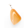 Agate natur Troml pendant natural stone, 2,2 - 3 cm, 1 piece