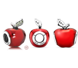 Charm Sterling silver 925 Disney Snow White Apple bead on food bracelet