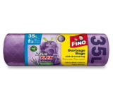 Fino Zeus Flex Lavender Retractable bin bags, 32 µ, 35 litres 53 x 59 cm, 12 pieces