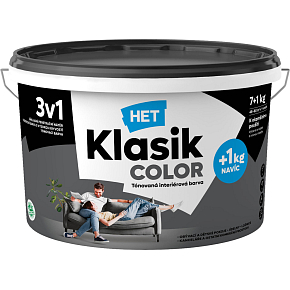 Het Klasik Color paint, 0187 gray anthracite, 7+1 kg