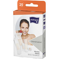 Matopat Transparent Bandages with Cushion, 20 pcs
