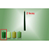 Lima Candle green cone 22 x 250 mm 2 pieces