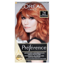 Loreal Paris Préférence hair color 7.4 Dublin Intense copper
